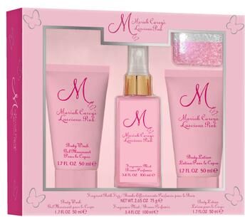Luscious Pink Fragrance 4 Pcs Gift Set Standard From Mariah Carey For Women Standard Fragrance Mist for Women