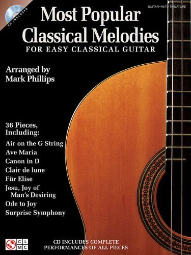 Various - Most Populr Classcl Melods Gtr Bk/Cd - Preis vom 19.10.2026 19:33:35 h