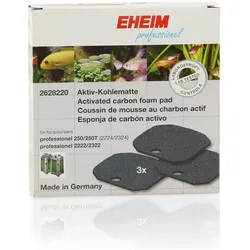 Eheim Kohlevlies 2026/28/2126/28 3 Stück (Aussenfilter, Innenfilter, Meerwasser, Süsswasser), Aquarium Filter