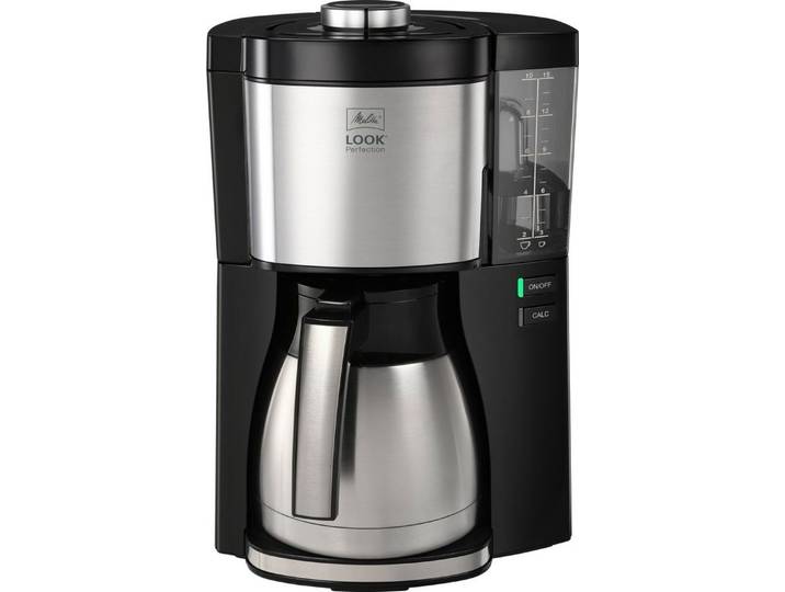 Melitta Filterkaffeemaschine Look® Therm Perfection 1025-16, 1,25l Kaffeekanne, Papierfilter 1x4