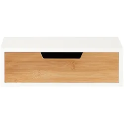 SoBuy Kapselhalter mit einer Schublade Holzfarbe 30x31x9,5cm Modern