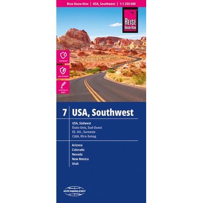 Reise Know-How Landkarte USA 07, Südwest / USA, Southwest (1:1.250.000), Sonstige von , Reise Know-How Verlag Peter Rump GmbH, 978-3-8317-7480-7