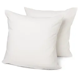 Tchibo - 2 Schutzbezüge für Kopfkissen - offwhite