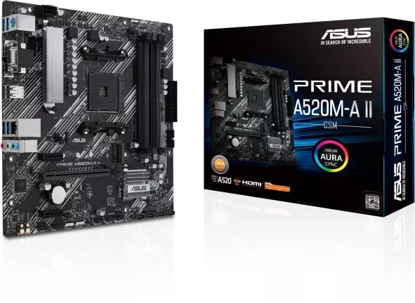 ASUS PRIME A520M-A II/CSM mATX Mainboard - Sockel AM4