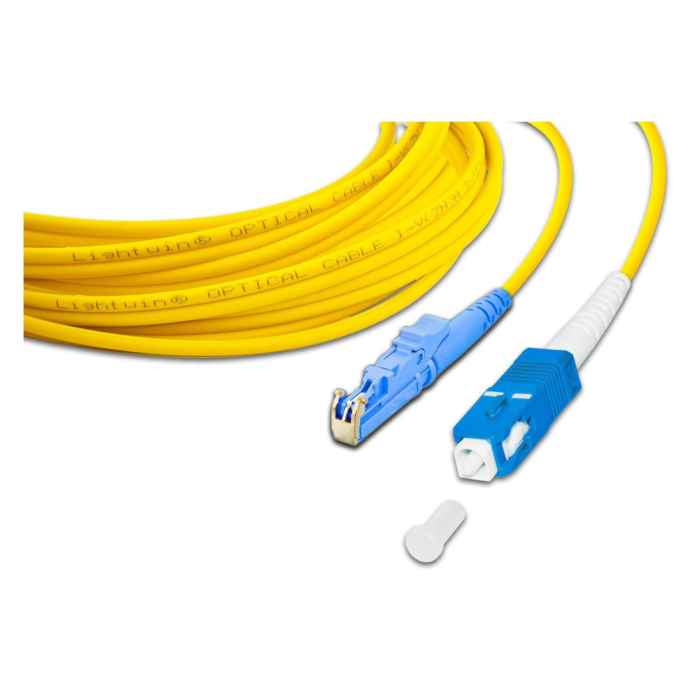 Lightwin LWL-Patchkabel LSH-SC, Singlemode, Simplex, 3m (3 m) (LSP-09 LSH-SC 3.0)