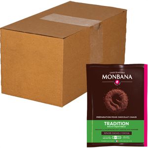 Monbana Kakao Tradition Et Equitable, Pulver, BIO, 32% Kakaogehalt, fairtrade, 100 Portionsbeutel