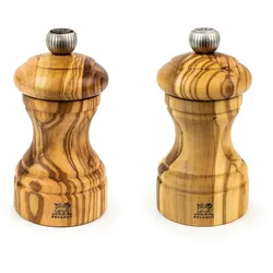 PEUGEOT Mühlenset BISTRO 10cm Olivenholz Pfeffermühle Salzmühle Stahlmahlwerk