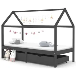 vidaXL, Kinderbett, Betonis (2 Schubladen) (90 x 200 cm)