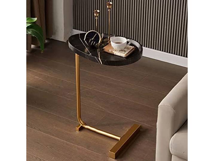 XDgfjrCGKJ Kleiner Snack-Beistelltisch for Sofa und Bett(/Black,A)