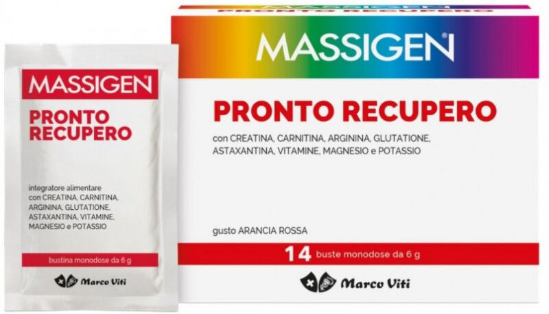 Marco Viti Farmac Massigen Pronto Recupero Energia Plus Integratore 24bst