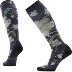 Smartwool, Damen, Sportsocken, Women's Ski Zero Nightwatcher Print OTC (42 - 45), Schwarz