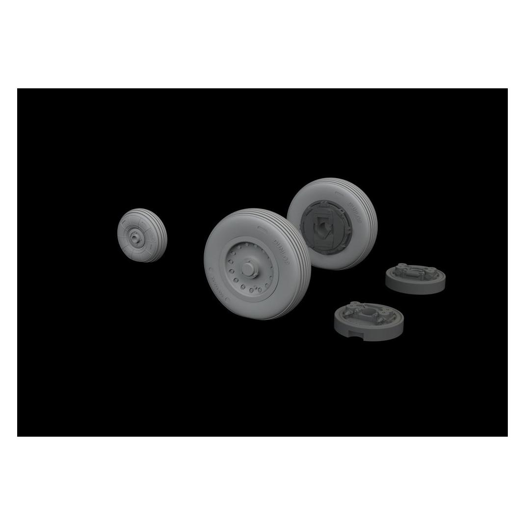 Eduard Mirage IIIC wheels for (648541)