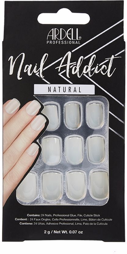 Ardell Nail Addict natural squared 1 u