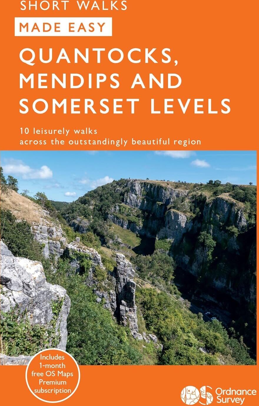 Guide de randonnées (en anglais) - Quantocks, Mendips and Somerset Levels   Ordnance Survey - Short Walks