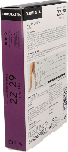 Cinfa Farmalastic Short Stocking 140 Beig EG
