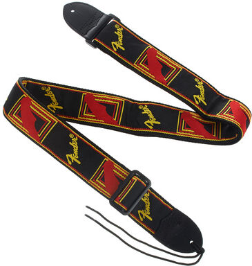 Fender Monogramm Strap BYR Schwarz