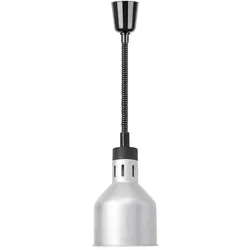 Buffalo ausziehbare Wärmelampe mit Silber-Finish
