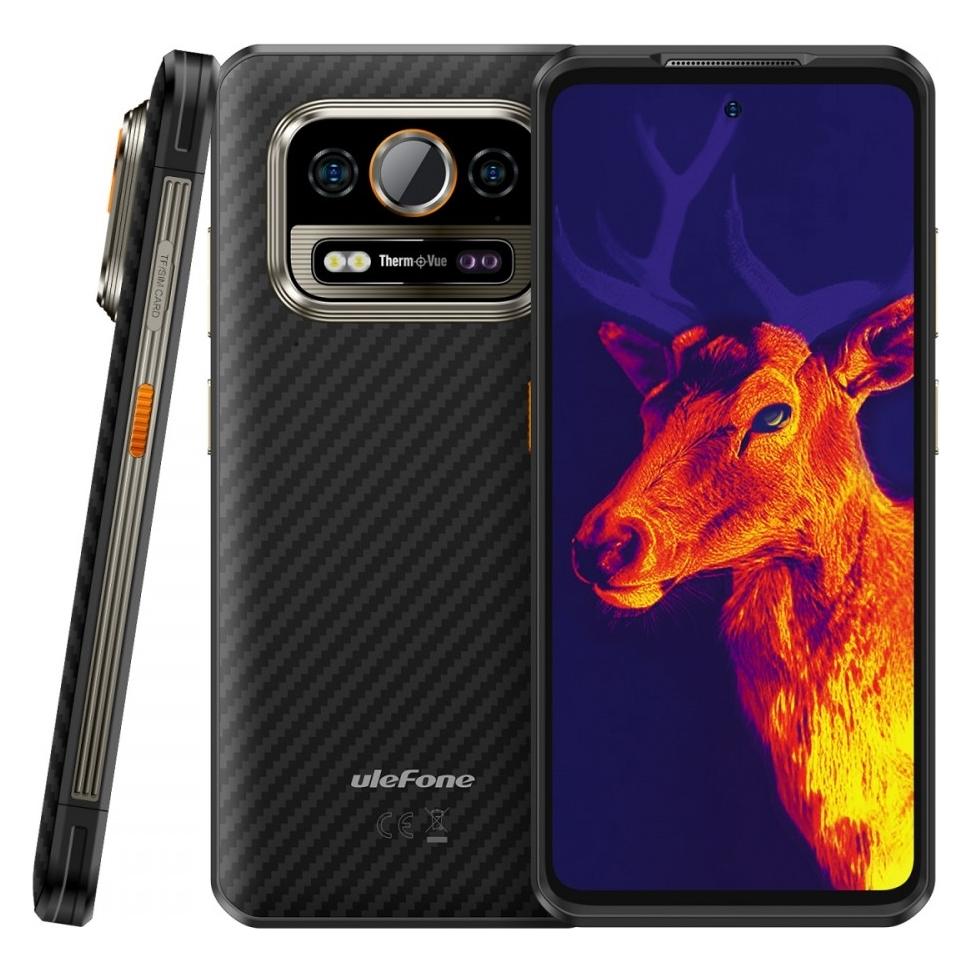 Ulefone Smartphone Armor 25T 6GB/256GB (Frost Schwarz) ohne Ladegerät (256 GB, Frost schwarz, Schwarz, 6.78", Dual SIM, 4G) (UF-A25T_NC/BK)