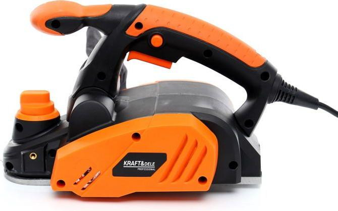 Kraft&Dele 1450-W elektrische vlakfrees met diepte-instelling