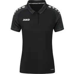 JAKO Damen Polo Polo Performance, Größe 40 in Schwarz Schwarz