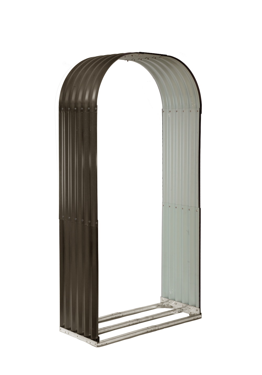 JUNGELMAR Holzunterstand anthrazit 103X40X200 cm 10004787