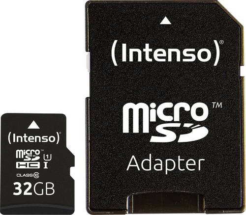 Intenso Professional microSDHC-Karte 32 GB Class 10, UHS-I inkl. SD-Adapter