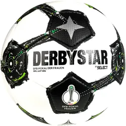DERBYSTAR DFB-Pokal der Frauen 2025/26 Brillant Miniball Kinder weiss/schwarz/grün 47 cm