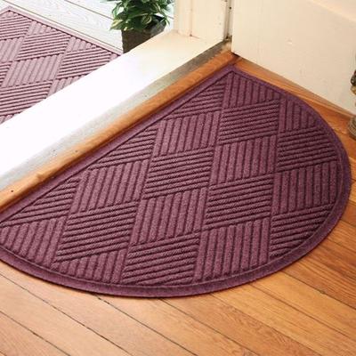 Bungalow Dba Matterly Diamonds Slice Mat 39 x 24, 39 x 24, Burgundy