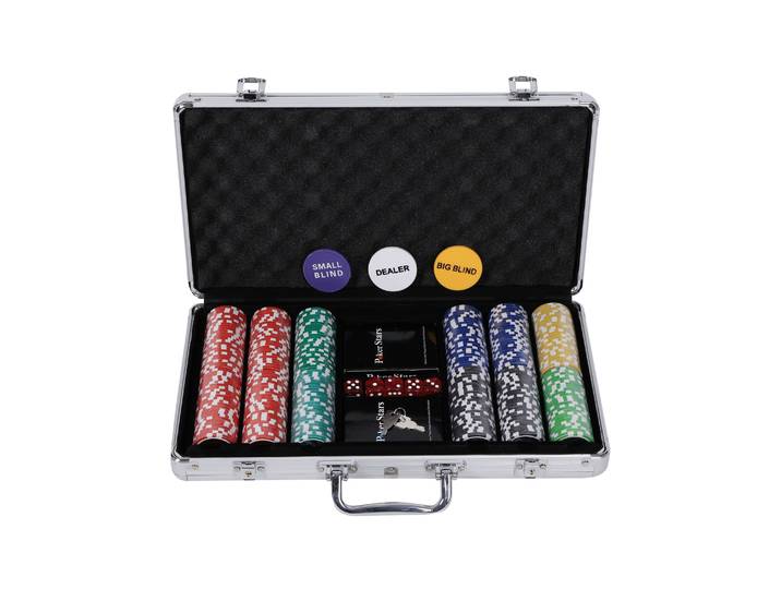 Profi Pokerkoffer mit 300 Chips