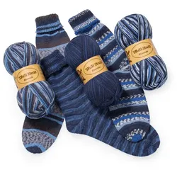 Woll Butt Sockenwollpaket "Blueside", 300 g