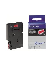 Brother 12 mm x schwarz auf rot laminiertes Band für P-Touch PT-2000 PT-3000 PT-500 PT-5000 PT-8E (TC401)