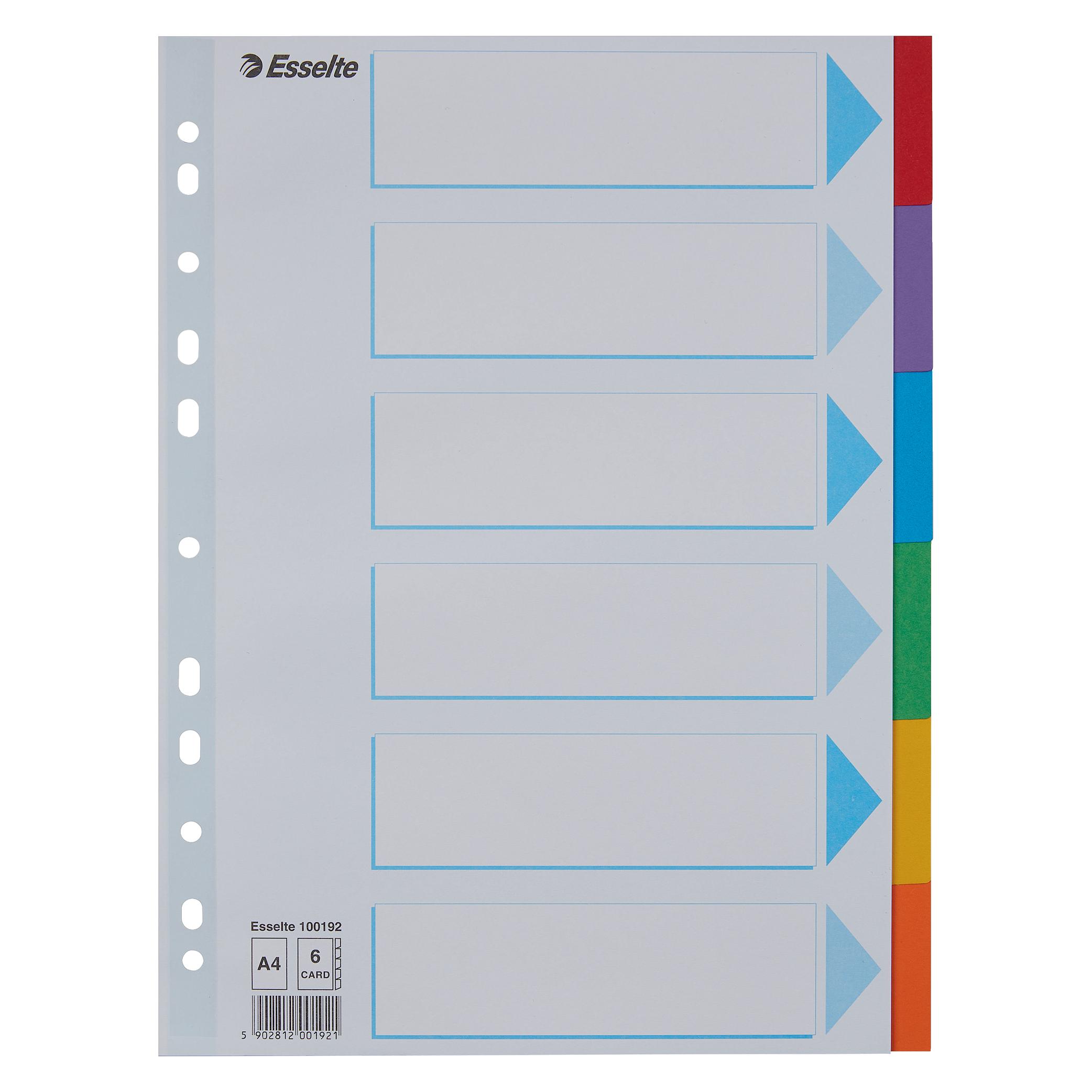 Esselte Register Karton (100192)