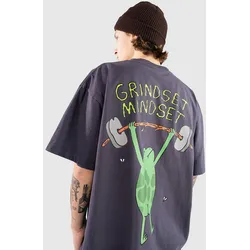A.LAB Grindset Mindset Boxy T-Shirt navy Gr. XL