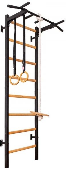 BenchK 200 Black + Steel Pull Up Bar + Gymnastic Accs
