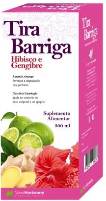 Novo Horizonte Tira Barriga Hibisco e Gengibre 500ml