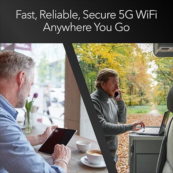 Netgear Nighthawk M6 5G Mobile Hotspot Router Black