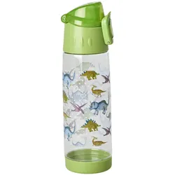 RICE Plastik Flasche New Dino Print, 500 ml, Ø 6 cm, H:21 cm