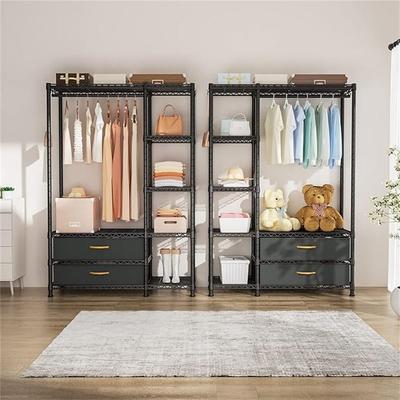 No "F3 Freestanding Closet Garment Rack - 14.5""D x 39.4""W x 71.2""H"