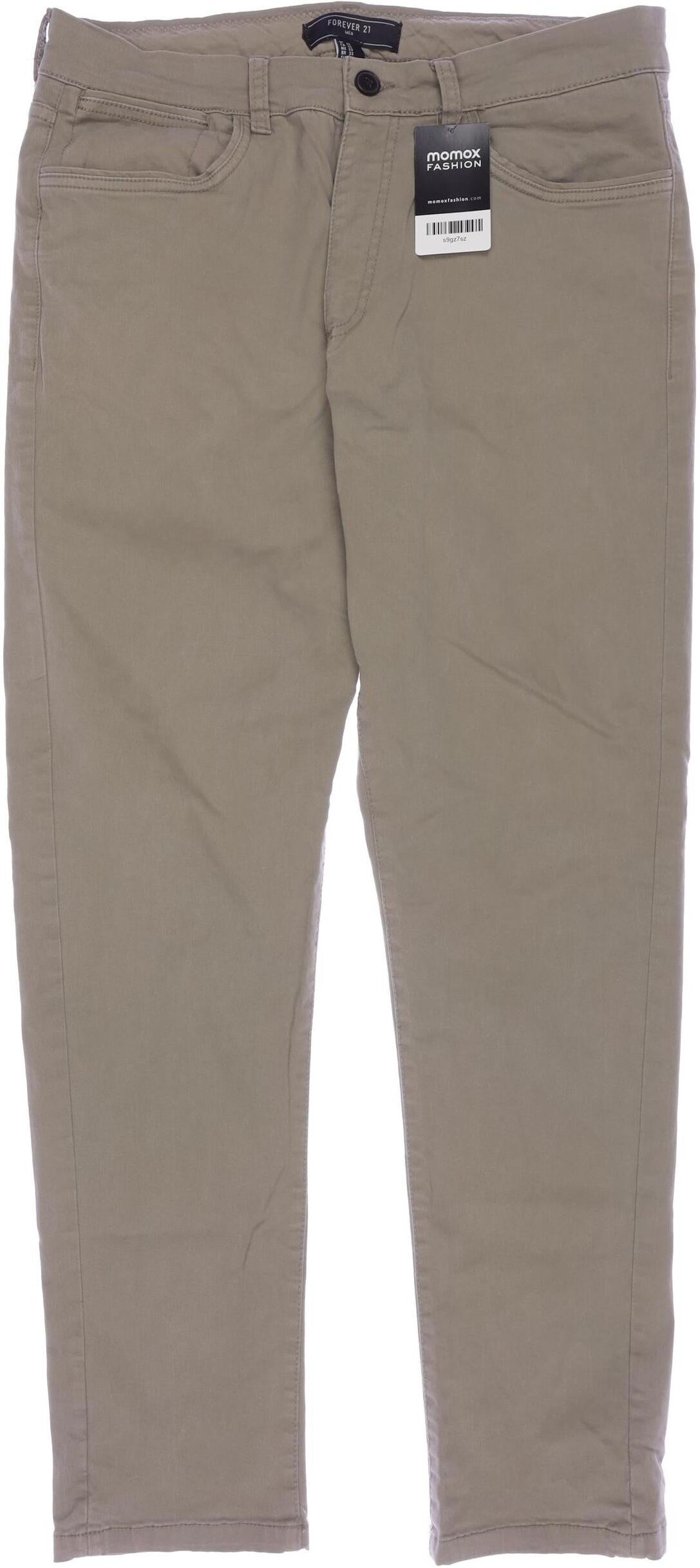 Forever 21 Herren Jeans, Beige, Gr. W33, Elasthan / Baumwolle - Second Hand