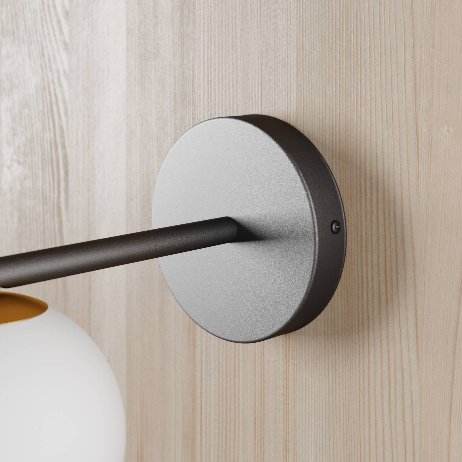 Wandlampe Gama SIGMA, dimmbar, schwarz, für Wohn- / Esszimmer, Metall, Modern, Wandleuchte, Wandlampe Innen