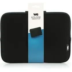 WE Housse de protection pour notebook 10-12" Néoprène Noir (12"), Notebooktasche, Blau, Schwarz