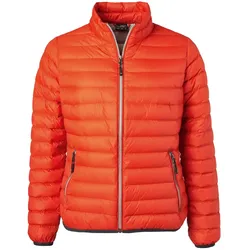 Damen Daunenjacke "JN1139" - M - burnt-orange/silver