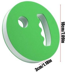 Shop Station Water Exercise Discs Pool Exercise Weights EVA Foam Water Aerobics Equipment green