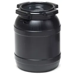 Weithalsfass WH 6, mit UV-Schutz, 6 l, schwarz, mit UN-Zulassung