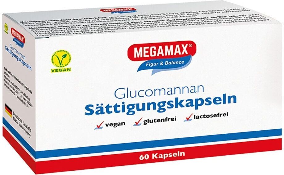 Megamax Sättigungskapseln Glucomannan