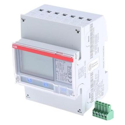 ABB B24 Energiemessgerät LCD, 7-stellig / 3-phasig, Impulsausgang (2CMA100180R1000 B24 212-100)