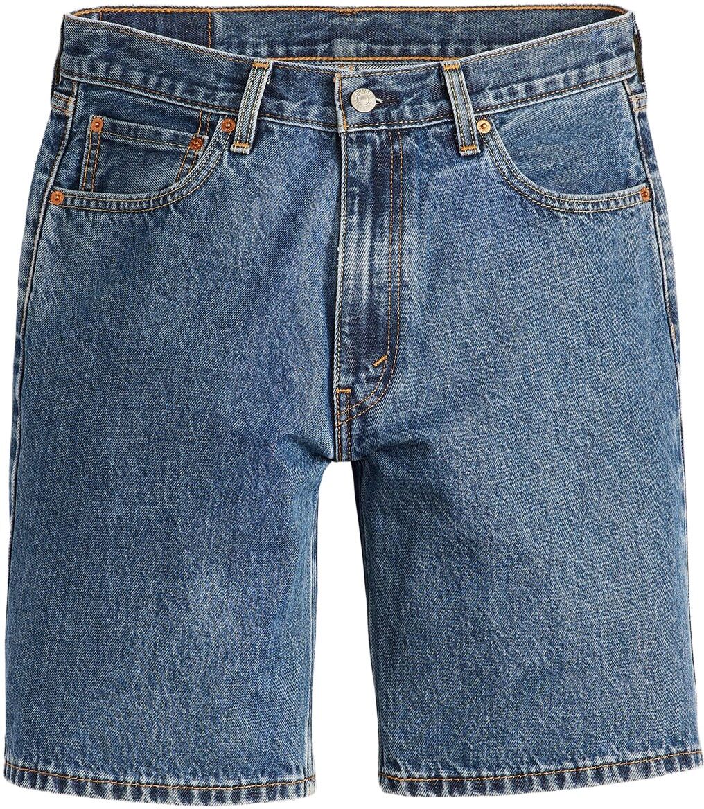Shorts LEVI'S "454 RELAXED SHORTS", Herren, Gr. 38, Kurz, blau (song of the year shorts), Web, Obermaterial: 100% Baumwolle, unifarben, relaxed fit kniefrei, Hosen Shorts, im Five-Pocket Style song of the year shorts 38, Kurz