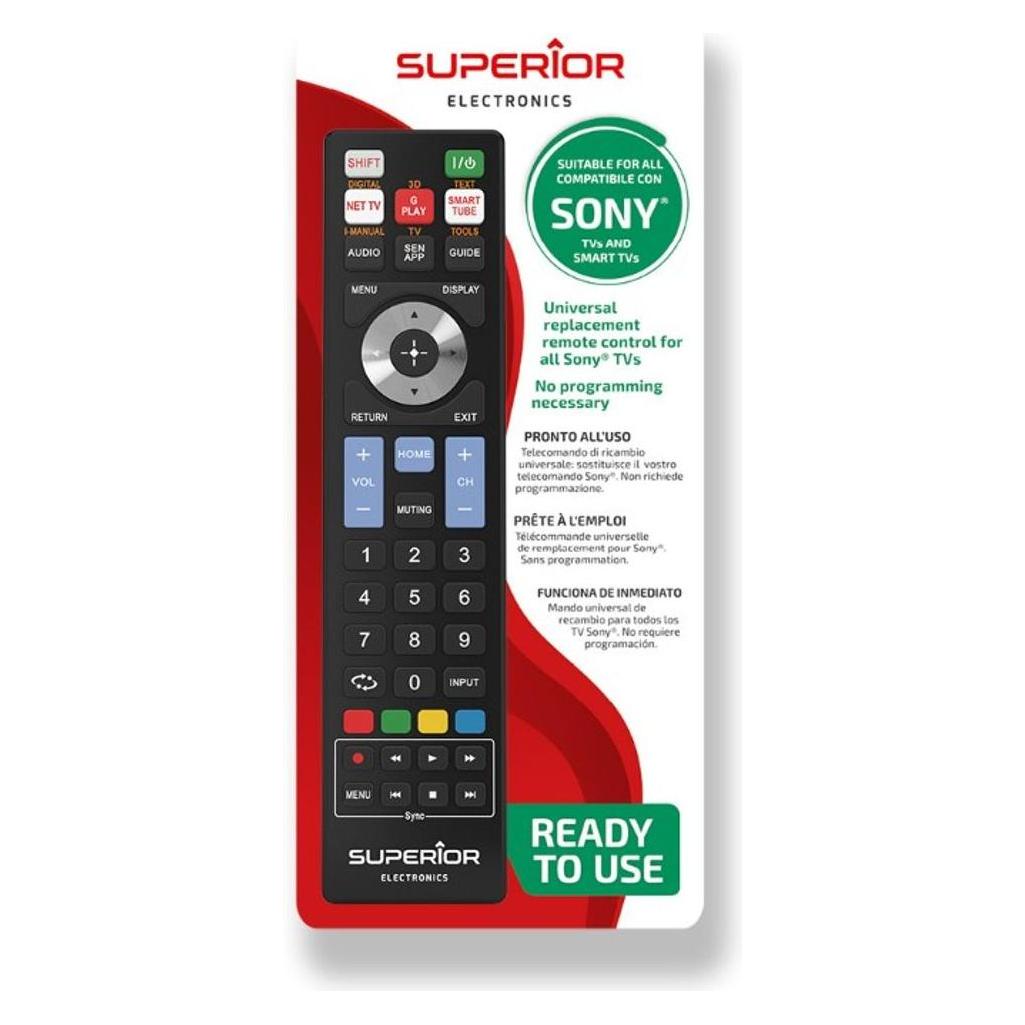 Superior Universal Remote Control Sony (Universal Fernbedienung, Infrarot) (SUPTRB009)