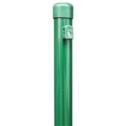 Zaunpf.,zinkp.grün Kst.b.,Länge 1500mm,Pfostenst. Ø38mm,Geflechth. 1000mm - grün