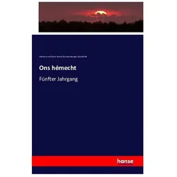 Ons hémecht, Fachbücher von Literatur und Kunst Verein für luxemburger Geschichte